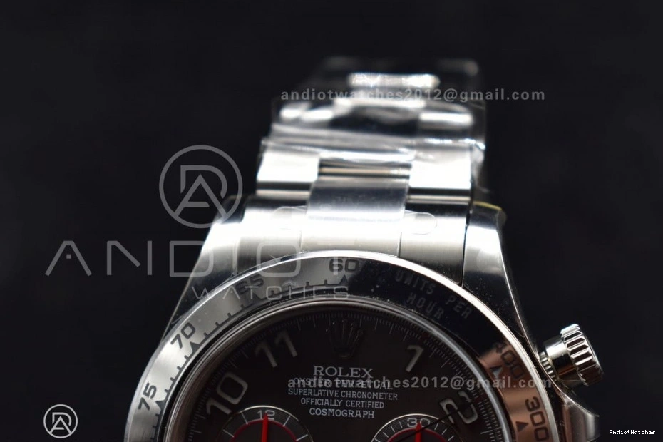 Clean Edition Daytona 742 V Unique SA4130 SS Arabic Bracelet Gray Markers 1:1 on Best Dial 116509 0228